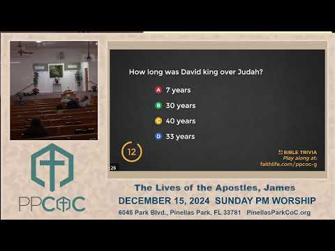 Featured image for “DECEMBER 15, 2024 SUNDAY PM WORSHIP”