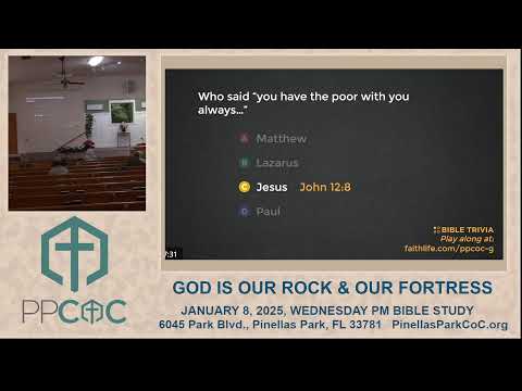 Featured image for “JANUARY 8, 2025 WEDNESDAY PM BIBLE STUDY”
