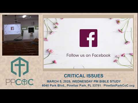 Featured image for “MARCH 5, 2025, WEDNESDAY PM BIBLE STUDY”