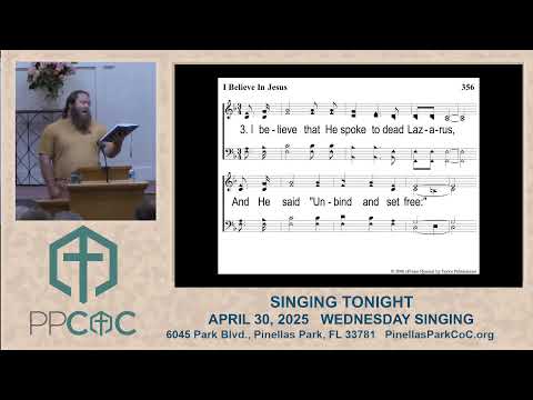 Featured image for “APRIL 30, 2025 WEDNESDAY SINGING”