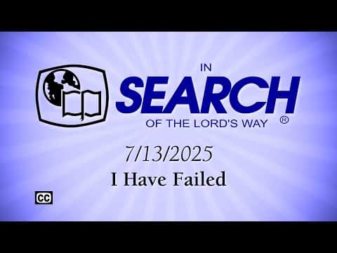 Featured image for ““I Have Failed””