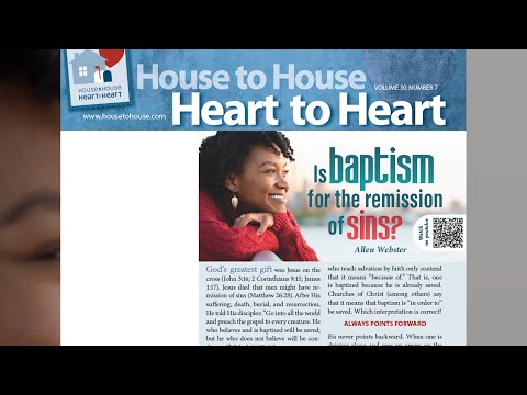 Featured image for “Is Baptism for Remission of Sins?”